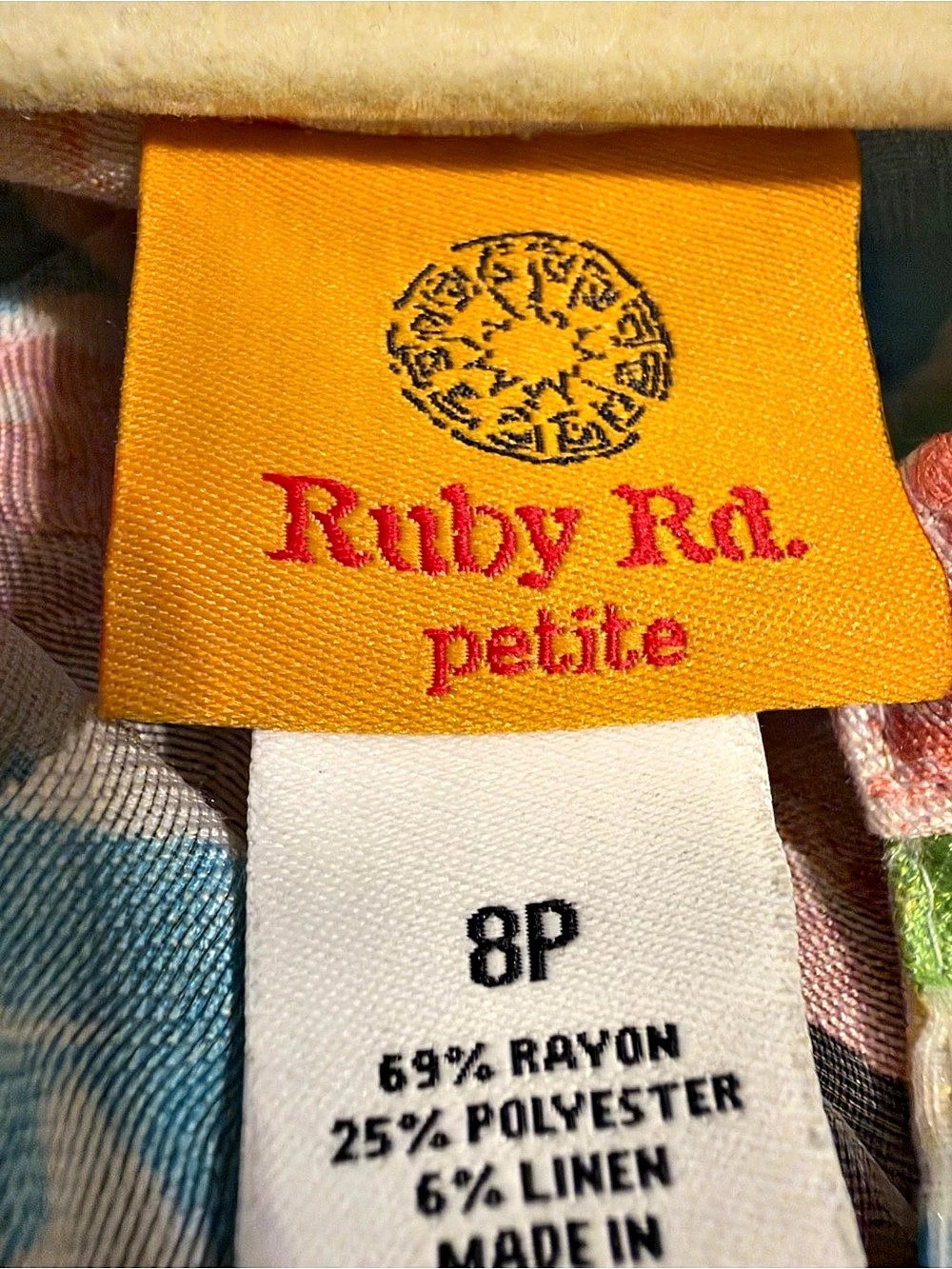 Ruby Rd. Floral Print Jacket Size 8P Like New - Picture 3 of 3